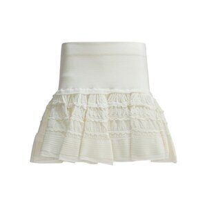 Alaïa Miniskirt With Ruffles Tag Size 38 Women